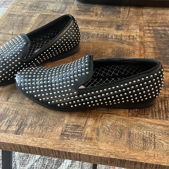 Steve Madden Men’s Studded Smoking Loafer Capitil - Picture 9 of 11